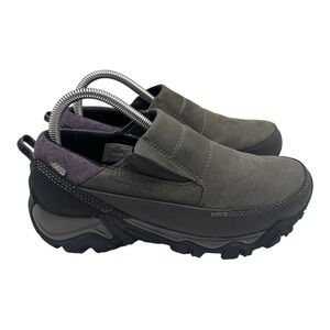 Merrell Polarand Rove Moc Shoes Womens Sz 7.5 Grey Waterproof Slip On‎ Loafers
